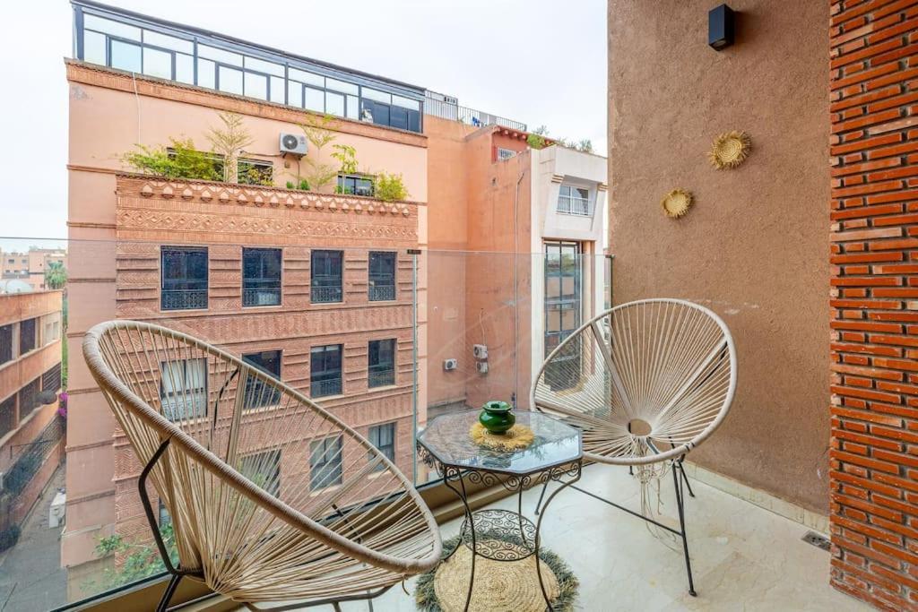 Cozy And Brand New Luxury Flat And Hypercenter Marrakech Lägenhet Marrakesh Exteriör bild