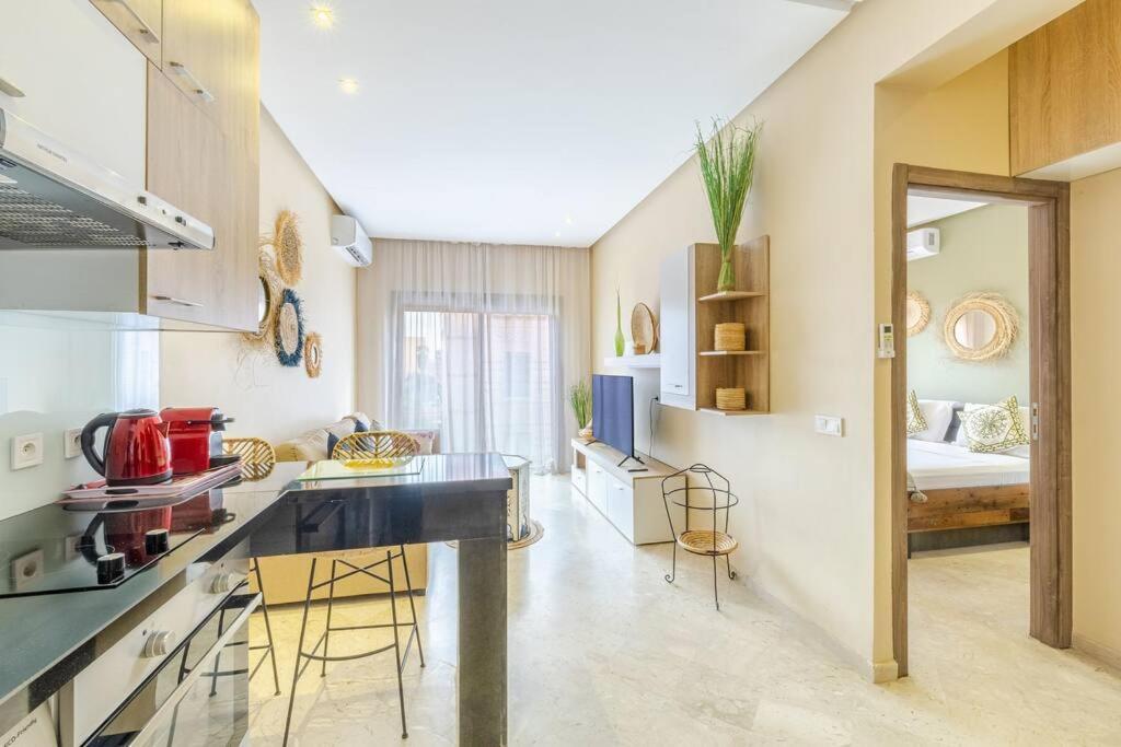 Cozy And Brand New Luxury Flat And Hypercenter Marrakech Lägenhet Marrakesh Exteriör bild